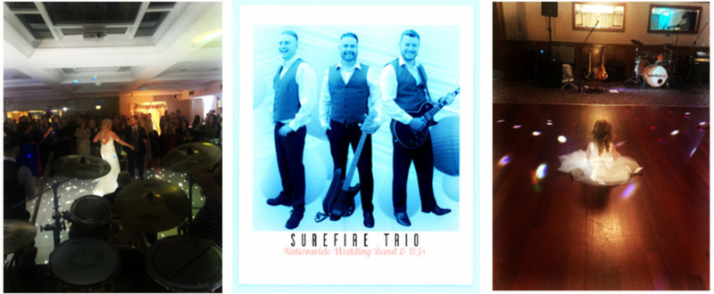 Surefire Trio Nationwide Wedding Band & DJs €1,650