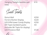 Dream Weddings and Events €299