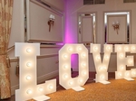 Elegant Beginnings - Light up Letters €200